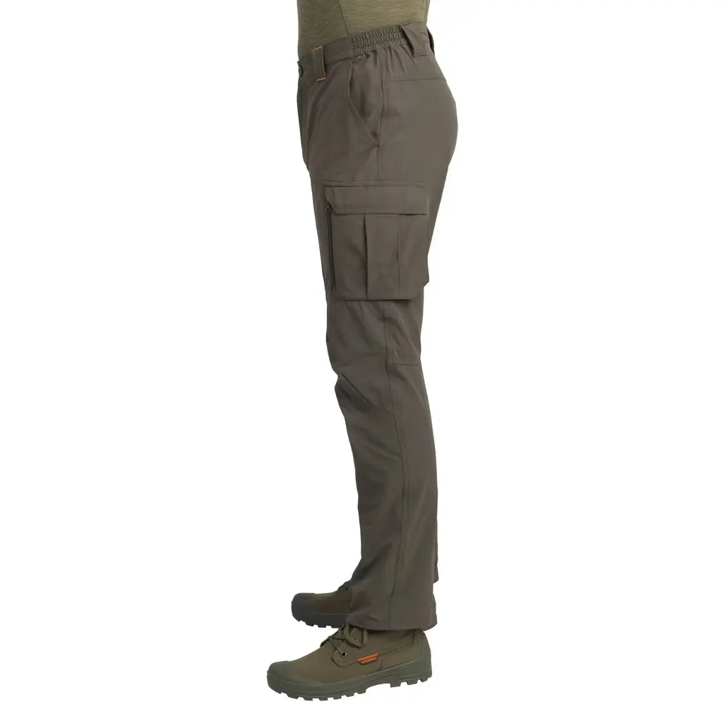 Men Breathable Lightweight Cargo Trousers Pants SG-500 - Khaki