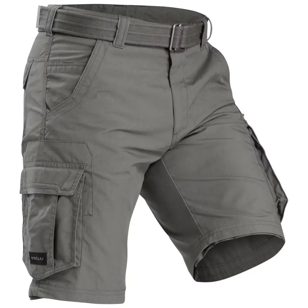 Men Zip-Off Convertible Cargo Pant Khaki - Travel 100