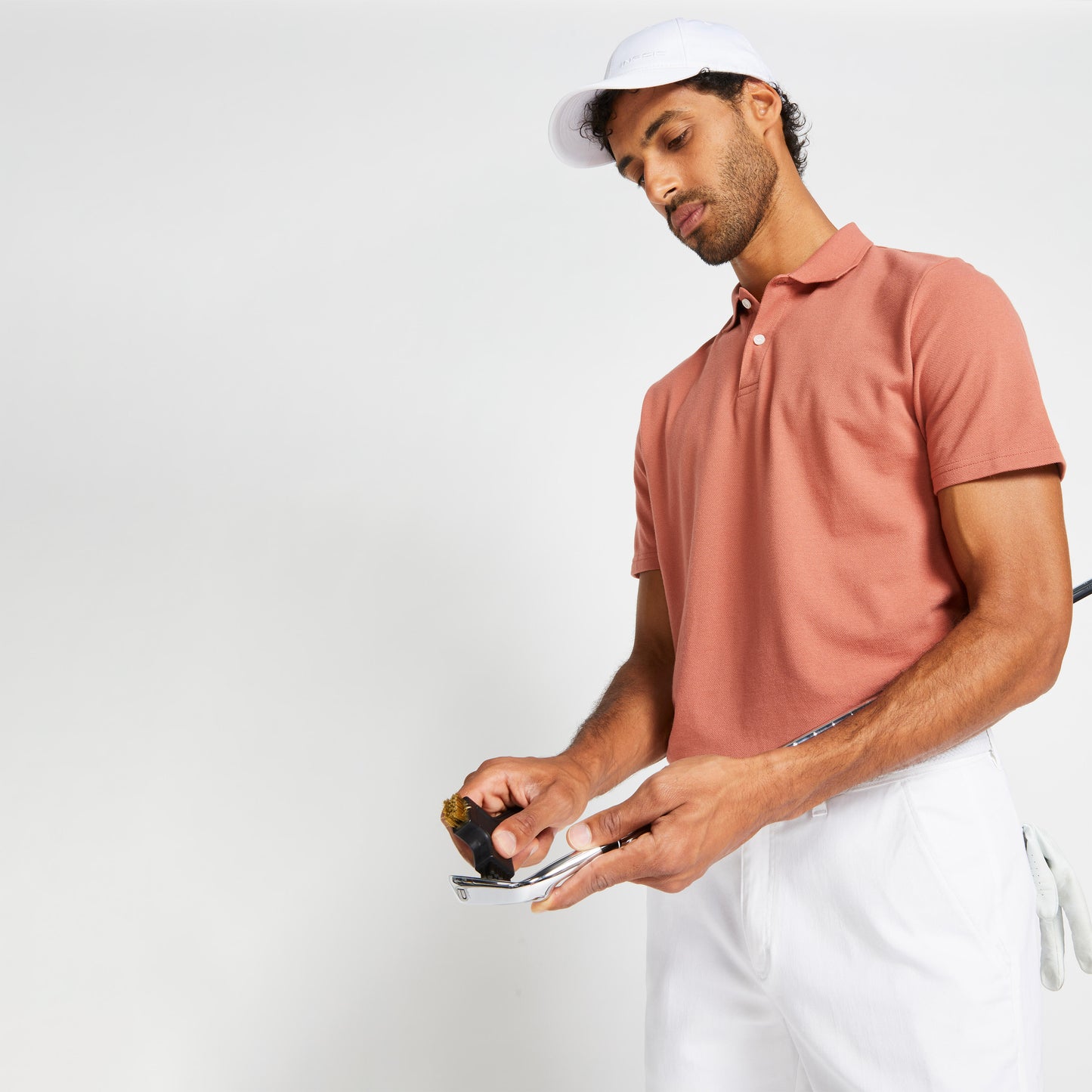 Men’s golf 100% cotton short sleeve polo shirt, MW100
