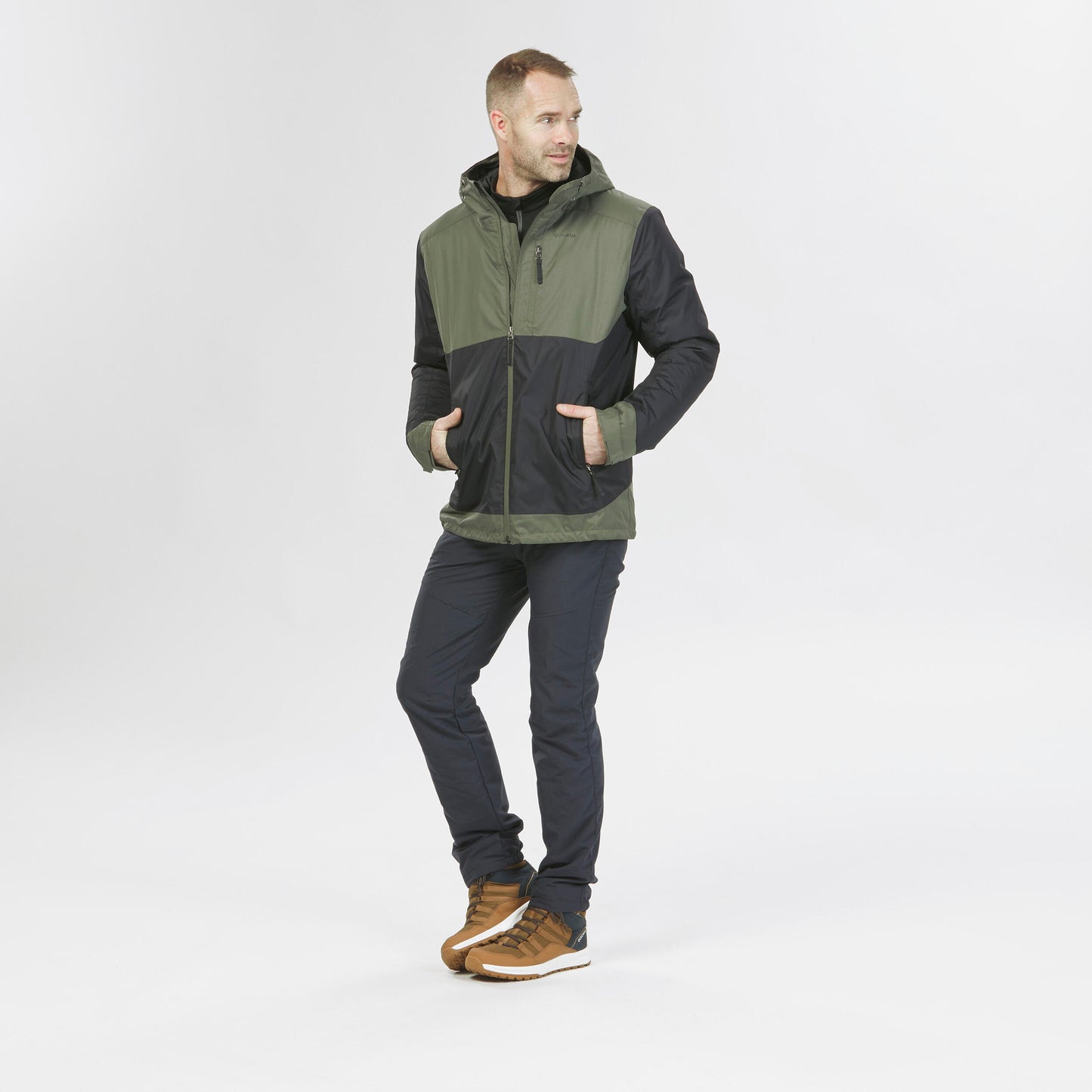 Men’s hiking waterproof winter jacket - SH500 -10°C