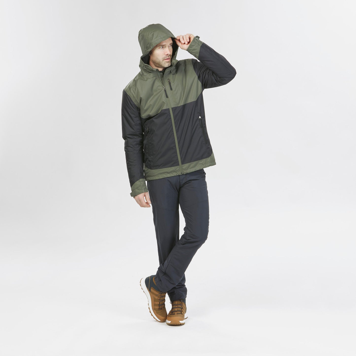 Men’s hiking waterproof winter jacket - SH500 -10°C