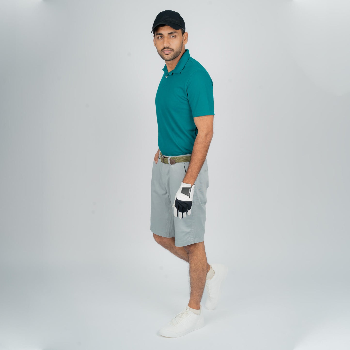 Men's Golf Short-Sleeved Polo Shirt Blue