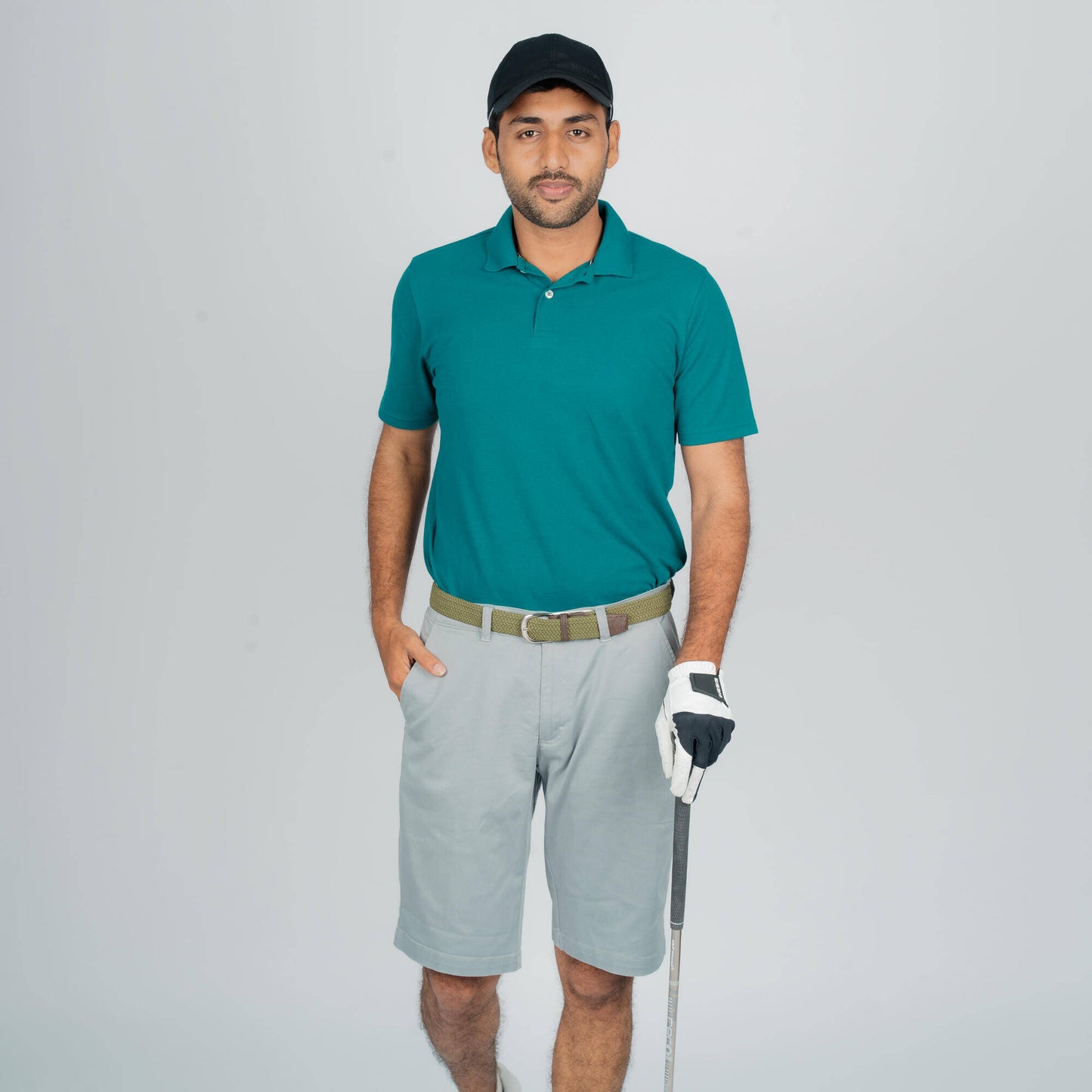 Men's Golf Short-Sleeved Polo Shirt Blue