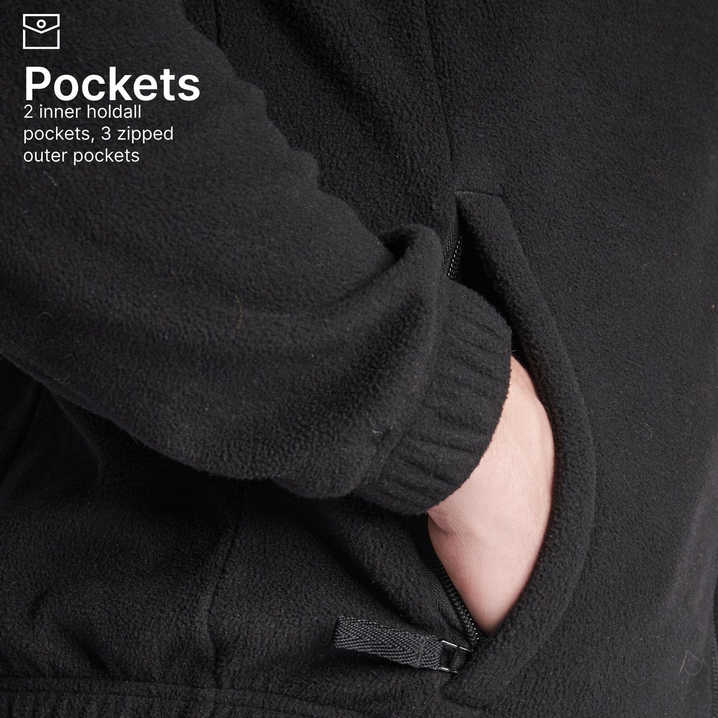 Men Fleece SG500 - Black